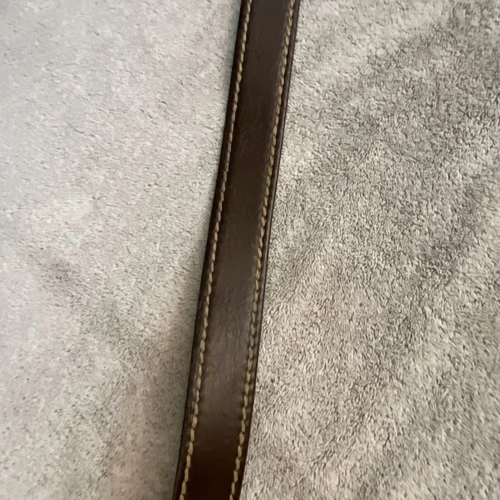 Levis Brown‎ Work Belt Mens Sz L 38-40 Synthetic Leather 2-Horse Brand 1.5